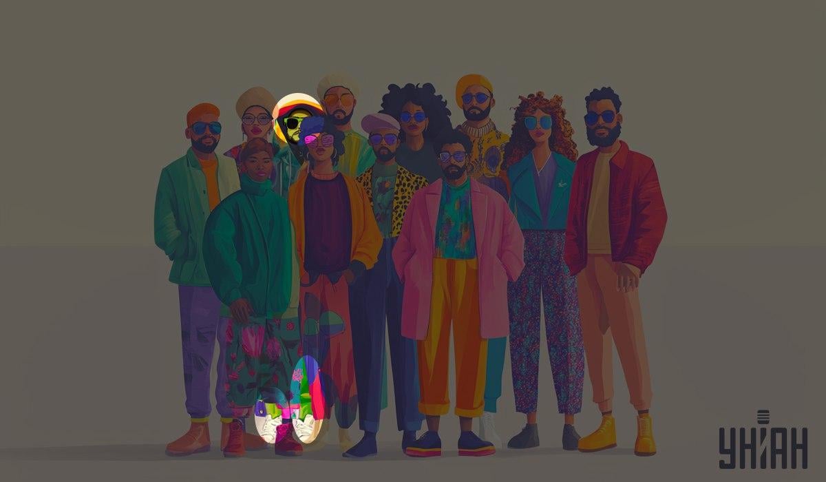 Rumvæsenet var en grøn mand / Moje-collage